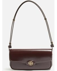 Tory Burch - Robinson Spazzolato Patent Leather Shoulder Bag - Lyst