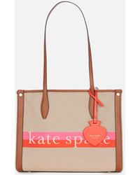 Kate Spade Market Logo Medium Tote Bag - Natural