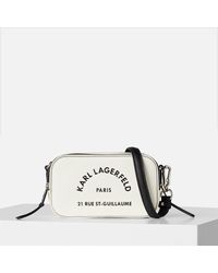 Karl Lagerfeld Rue St Guillaume Camera Bag - White