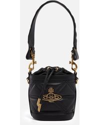 Vivienne Westwood - Kitty Small Leather Bucket Bag - Lyst
