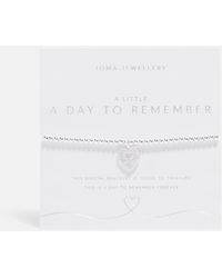 Joma Jewellery - A Little Day To Remember Silver-tone Bracelet - Lyst