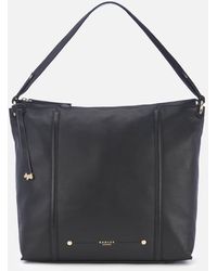 Radley Kew Palace Large Hobo Zip Top Bag - Black