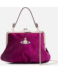 Vivienne Westwood - Granny Frame Velvet Purse - Lyst