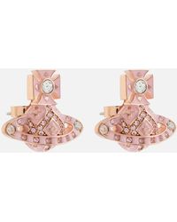 Vivienne Westwood Beryl Bas Relief Earrings - Pink