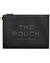 Marc Jacobs - The Large Full-grained Leather Pouch - Lyst
