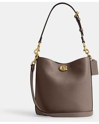 COACH - Willow 19 Soft Leather Bucket Bag - Lyst