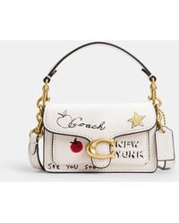 COACH - Sketch Print Tabby 12 Leather Bag - Lyst