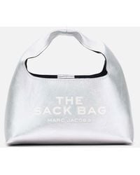 Marc Jacobs - The Metallic Leather Mini Sack Bag - Lyst