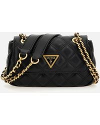 Guess - Giully Mini Quilted Faux Leather Crossbody Bag - Lyst