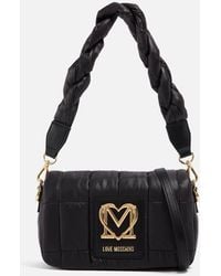 Love Moschino - Thin Air Shell And Faux Leather Shoulder Bag - Lyst