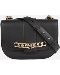 Tommy Hilfiger - Luxe Faux Leather Crossbody Bag - Lyst