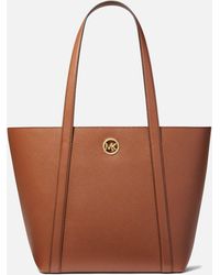 MICHAEL Michael Kors - Hadleigh Large Pebbled Leather Tote Bag - Lyst