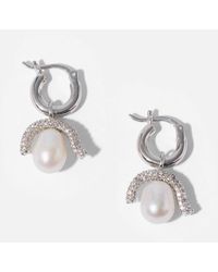 PEARL OCTOPUSS.Y - Baby Paris Freshwater Pearl Silver-plated Drop Earrings - Lyst