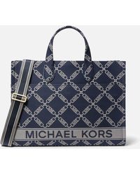 MICHAEL Michael Kors - Gigi Large Cotton-blend Tote Bag - Lyst