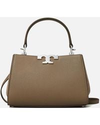 Tory Burch - Eleanor Mini Pebbled Leather Satchel - Lyst