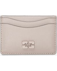 Ganni - Bou Recycled Leather And Faux Leather Cardholder - Lyst