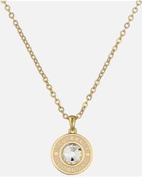 Ted Baker - Cherlie Button Gold-plated Necklace - Lyst