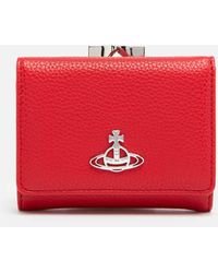 Vivienne Westwood Johanna Small Frame Wallet - Red