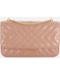 Dune - Edorchie Quilted Faux Leather Shoulder Bag - Lyst