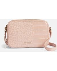 Ted Baker - Stina Double Zip Faux Leather Mini Camera Bag - Lyst