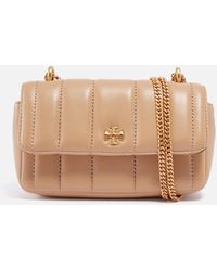 Tory Burch - Kira Quilted Leather Mini Flap Bag - Lyst