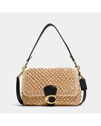 coach raffia bag