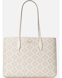 Kate Spade Spade Flower All Day Large Tote Bag - Natural