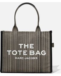 Marc Jacobs - The Large Monogram Jacquard Woven Tote Bag - Lyst