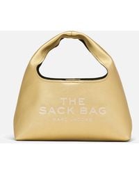 Marc Jacobs - The Mini Metallic Leather Sack Bag - Lyst