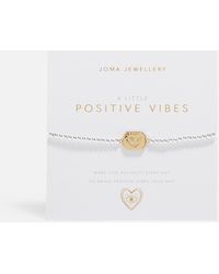 Joma Jewellery - A Little Positive Vibes Silver-tone Bracelet - Lyst