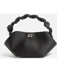 Ganni - Soir Satin Mini Bou Bag - Lyst