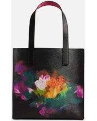 Ted Baker Paticon Faux Leather Tote Bag - Black