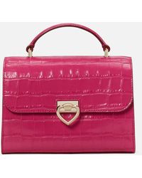 Kate Spade Leather Lovitt Buckle Small Top-handle Bag in Black - Lyst