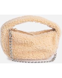 BY FAR - Baby Cush Shearling Bag - Lyst