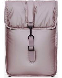 Rains - W3 Puffed Patent Shell Mini Backpack - Lyst