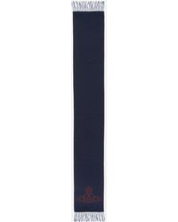 Vivienne Westwood - Double Face Orb Wool Scarf - Lyst