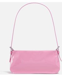BY FAR - Dulce Patent-leather Shoulder Bag - Lyst