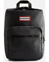 HUNTER Nylon Pioneer Large Topclip Backpack - Black