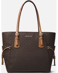 Michael Kors - Michael Voyager Faux Leather Tote Bag - Lyst