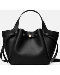 Tory Burch - Romy Pebble-grain Leather Satchel - Lyst