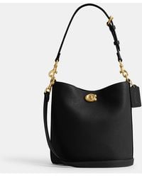 COACH - Willow 19 Soft Leather Bucket Bag - Lyst
