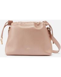 A.P.C. - Ninon Faux Leather Mini Crossbody Bag - Lyst
