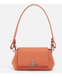 Vivienne Westwood - Hazel Cross-grain Faux Leather-blend Small Handbag - Lyst