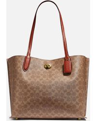 COACH - Willow Tote Bag In Signature Canvas - Lyst