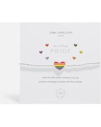 Joma Jewellery - A Little Pride Silver-plated Bracelet - Lyst
