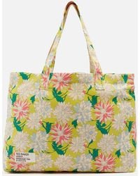 Ted Baker - Kathyy Floral-print Canvas Tote Bag - Lyst