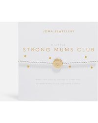 Joma Jewellery - A Little Strong Mums Club Silver-tone Bracelet - Lyst