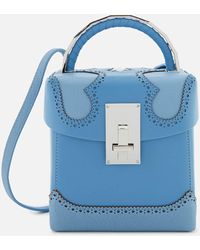 the VOLON Great L. Box Alice Bag - Blue
