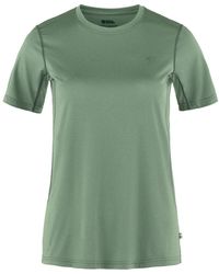 Fjallraven - Abisko Day Hike Ss T-shirt Patina Green - Lyst