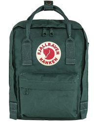 kanken mini frost green chess pattern